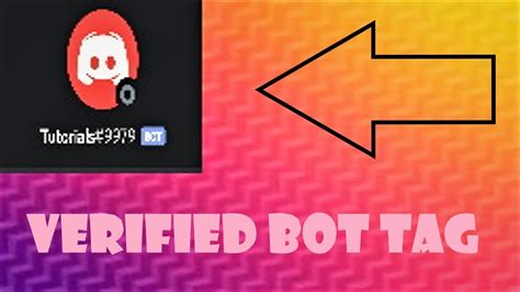 How To Get A Verified Bot Tag On Discord Youtube