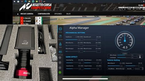 Configuracion Simagic Alpha Mini Asseto Corsa Competizione Setting