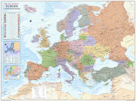 Continental Series Europe Map  Image Xyz Maps