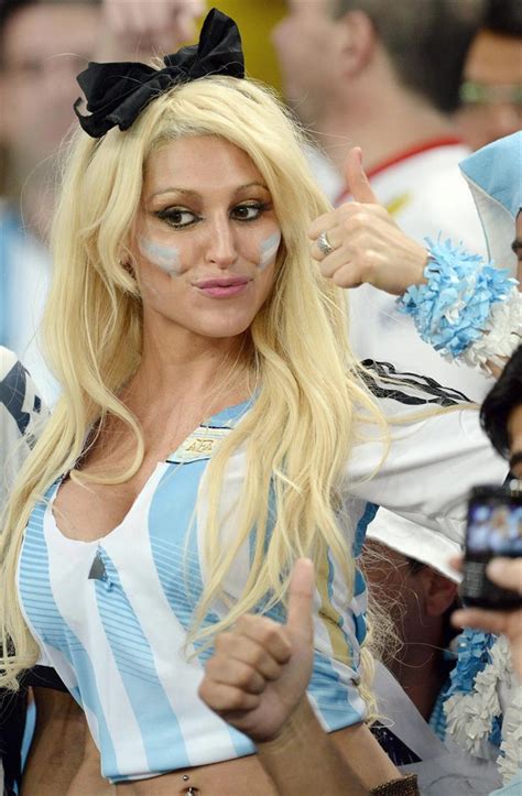 Live Sports Gallery Sexiest Argentina Supporter Girls Collection World Cup 2014
