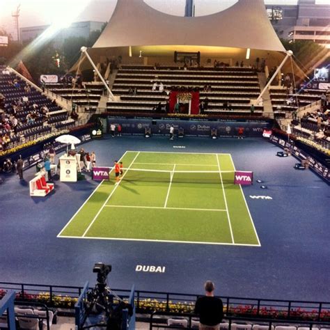 Dubai Duty Free Dubai Tennis Championships Tennis Stadium In Garhoud