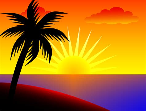 Free Sunset Beach Cliparts Download Free Sunset Beach Cliparts Png