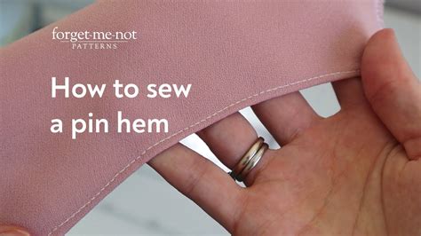 How To Sew A Pin Hem Aka A Baby Hem Abridgedcheat Sheet Version