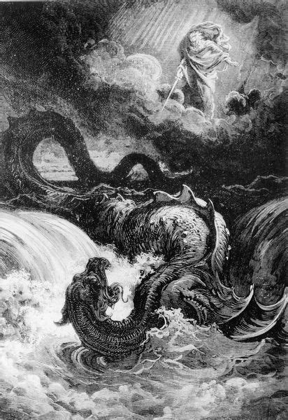 Print Of Leviathan Gustave Dore Fine Art Engraving Illustration