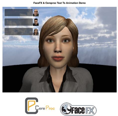 07082013 Facefx And Cerevoice Cloud Power 3d Animated Characters