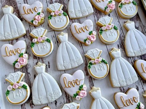 Shabby Chic Bridal Cookies Etsy