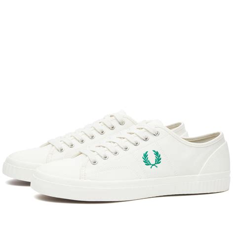 Fred Perry Hughes Low Canvas Sneaker Light Ecru End Kr