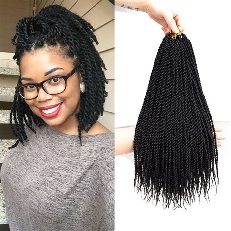 12 inch 6 packs senegalese twist crochet hair braids small crochet twist crochet braiding hair