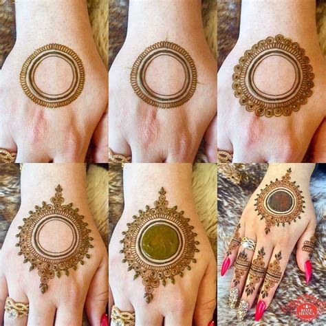 Limited to traditions and conventions, yet henna designs are really cryptic. Pinterest: riafinette ☆ | Mehndi design images, Circle ...