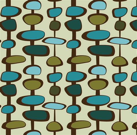 Mid Century Fabric Blue Green Modern Bead Teal Palette By Etsy Teal