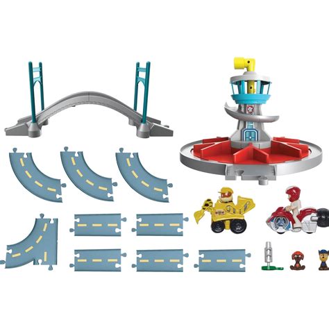 Spin Master Paw Patrol Launch N Roll Lookout Tower Racetracks