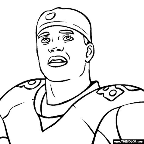 Russell Wilson Football Coloring Pages