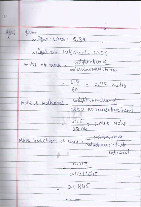 Co Nh2 2 Molar Mass - Chemistry (6 points) What is the mole fraction of urea, CO(NH2)2, in a