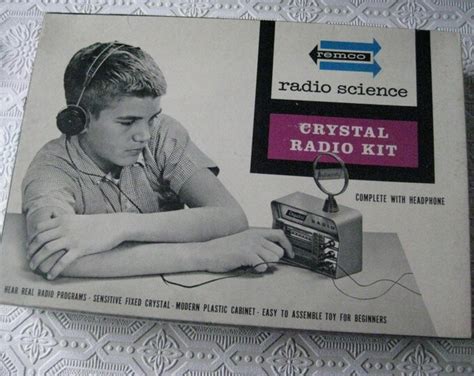 Remco Radiocraft Crystal Radio Kit Style No 106 Vintage 1960s Etsy