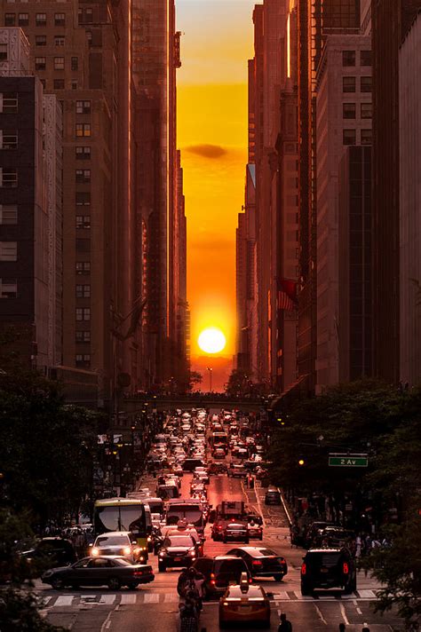 Manhattanhenge In New York City Photograph By Mihai Andritoiu Pixels