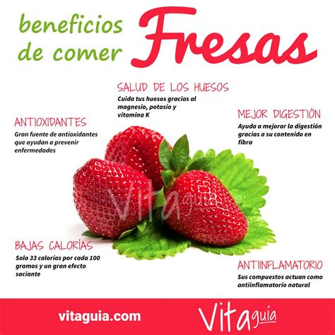 Los Beneficios De Las Fresas Y Sus Propiedades Para La Salud Frutas