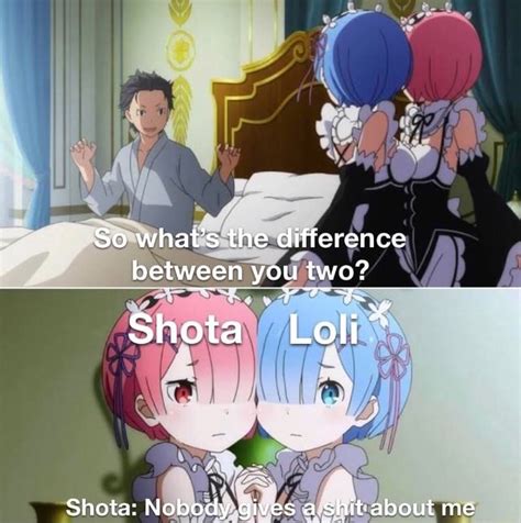 So What S The Difference Between You Two Shota Loli Shota Nobody