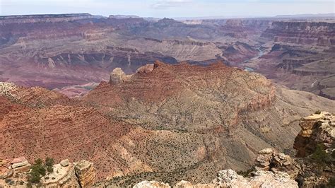 Navajo Point Scenic Overlook In Grand Canyon National Park