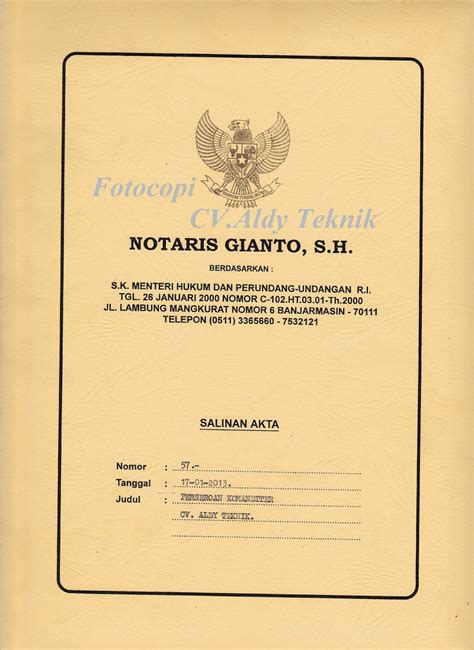 Surat keterangan sehat akan diisi dan ditandatangani oleh dokter yang memeriksa, setelah semua prosedur telah selesai kamu bisa mendapatkan surat keterangan sehat dari puskesmas. CV. ALDY TEKNIK (Banjarmasin): PERIZINAN