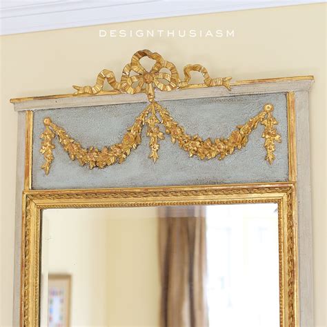 Adding French Country Charm With Gilded Mirrors Designthusiasm Antique Floor Mirror Vintage