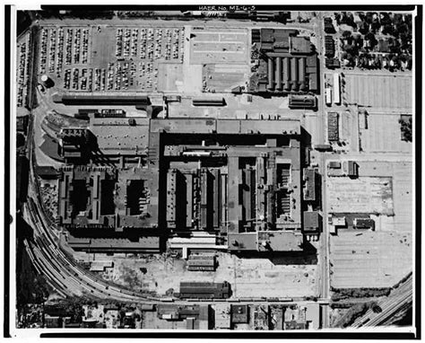 Hamtramck Plant Photos Aerial Views 1960s 1980s Aerial View
