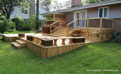34 rustic deck designs home designs design trends. The Complete Guide About Multi Level Decks with 27 Design ...