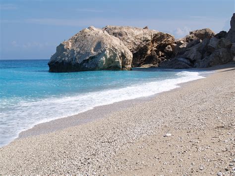 Kalamitsi Beach Lefkas Greece Photo From Kathisma In Lefkada