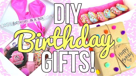 Do not think of the future; DIY Birthday Gifts!! Easy & Cheap! - YouTube
