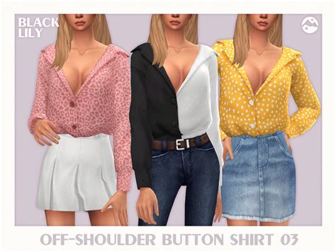 Sims 4 Male Off Shoulder