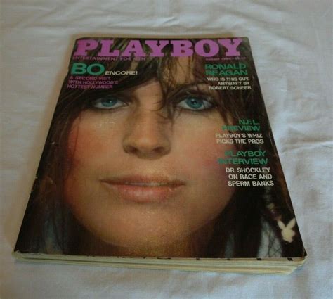 Vintage Playboy Magazine August Bo Derek Bo Encore Issue Values