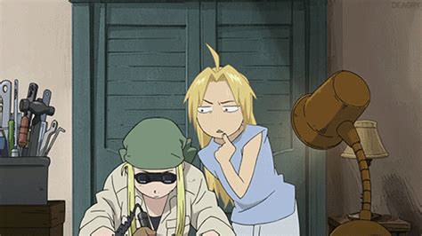 Edward And Winry S Find And Share On Giphy