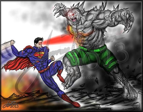 Superman Vs Doomsday Watermark By Jonnyyg On Deviantart