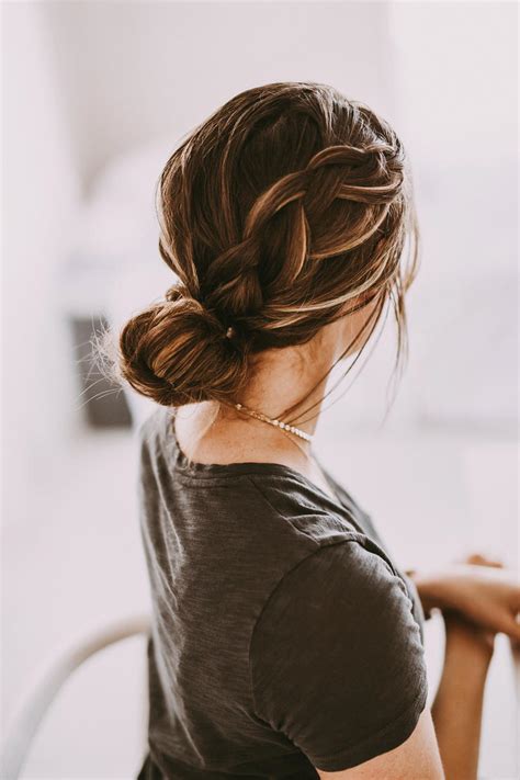 You can put her hair in a pony tail, in a bun or give it a glamorous sleek style. Messy Bun Hairstyles That'll Still Have You Looking Polished - Southern Living