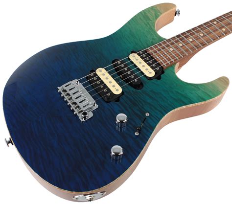 Suhr Modern Select Guitar Quilted Maple Aqua Burst Gradient