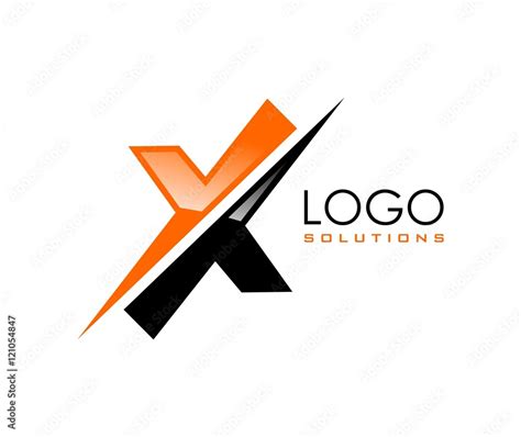X Logo Stock Vector Adobe Stock