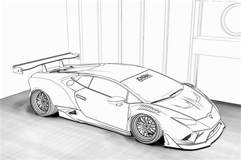 Desenhos De Lamborghini Incr Vel Para Colorir E Imprimir Colorironline