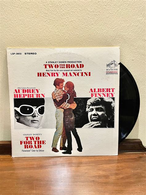 vintage stanley donens two for the road henry mancini audrey hepburn motion picture rca vinyl