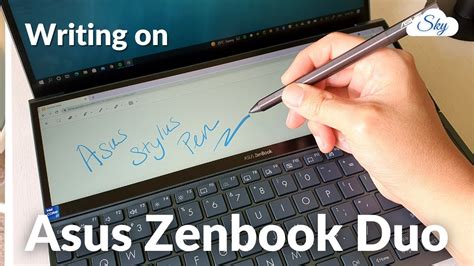 Asus Pen Stylus Writing On Asus Zenbook Duo Ux482 Compared To
