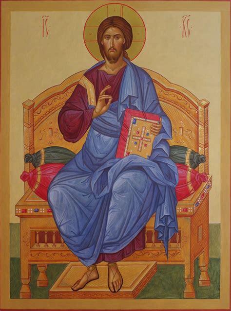 Icon Christ On The Throne L Istok Church Supplies Corp