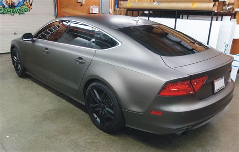 Matte colors are extremely practical. Single Color Vinyl Wrap Graphics and Custom Designs
