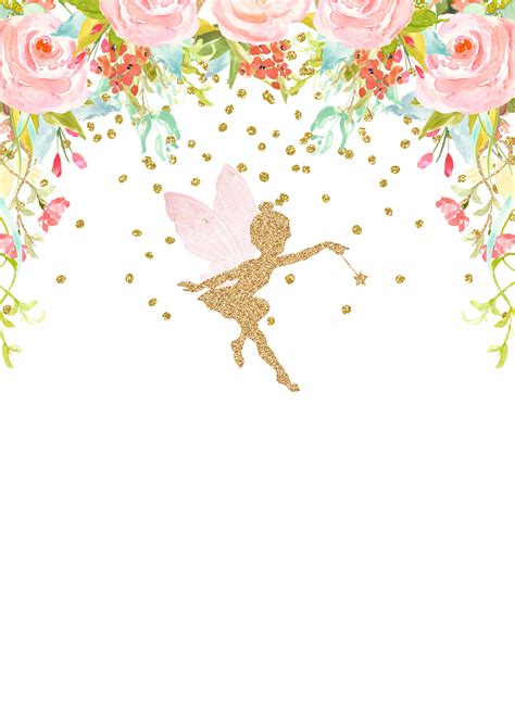Free Fairy Birthday Printables Printable Form Templates And Letter