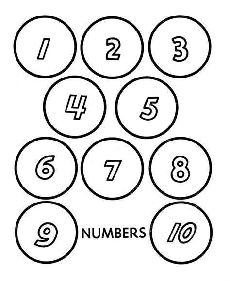 Number 7 Activity Sheet Clip Art Library