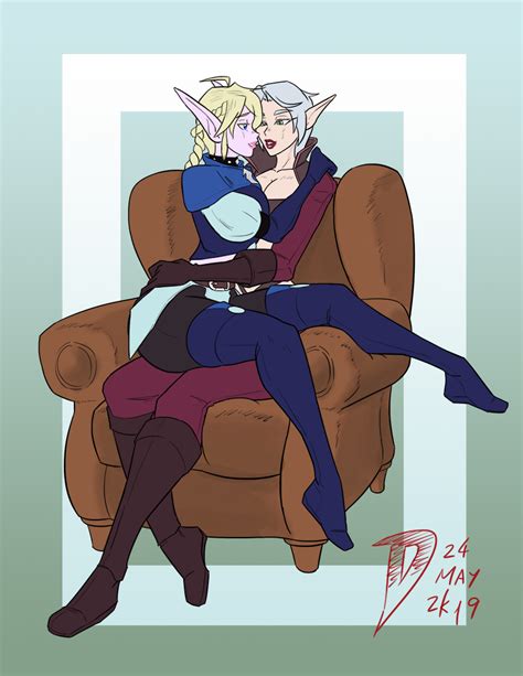 Commission Liara And Ethryn By Targetmaster Hentai Foundry