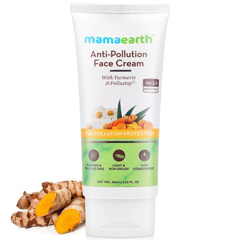 Mamaearth Anti Pollution Daily Face Cream For Dry Oily Skin With Turmeric Pollustop For A