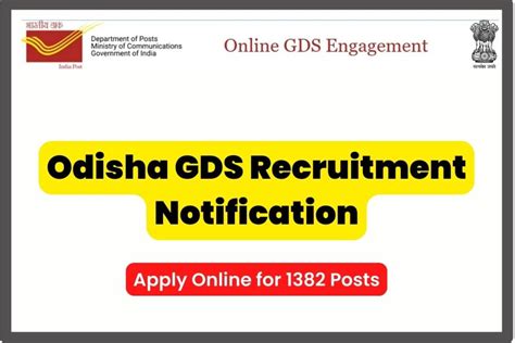 Odisha Gramin Dak Sevak Recruitment 2023 Open For 1382 Posts CGIMILAN IN