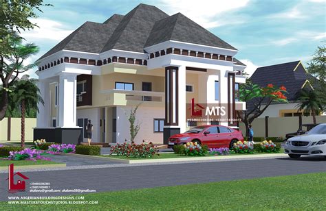 2 Bedroom Duplex House Plans In Nigeria 5 Bedroom Luxury Duplex