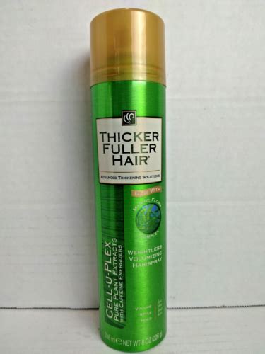 1 Can Of Schwarzkopf Thicker Fuller Hair 8oz Volumizing Hairspray Htf