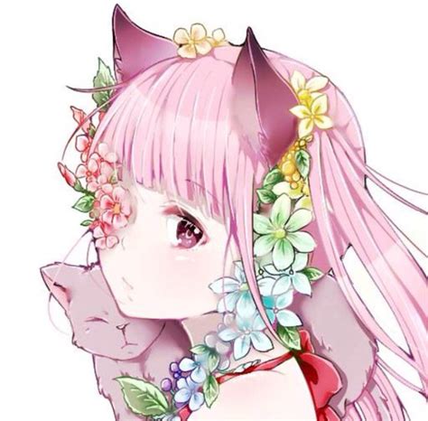 Anime Girl Cat Manga Manga Girl Neko Pink Hair