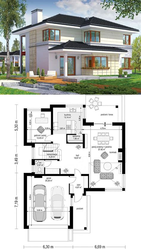2 Story Floor Plans With Basement Architectural Design Ideas