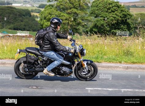 2017 Black Bmw R Ninet Motorbike Rider Two Wheeled Transport